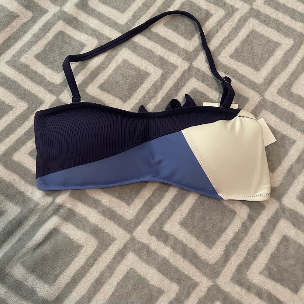 Jessica Simpson bandeau swim top